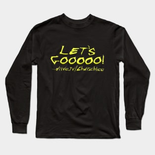 Churchiee’s catchphrase yellow ver Long Sleeve T-Shirt